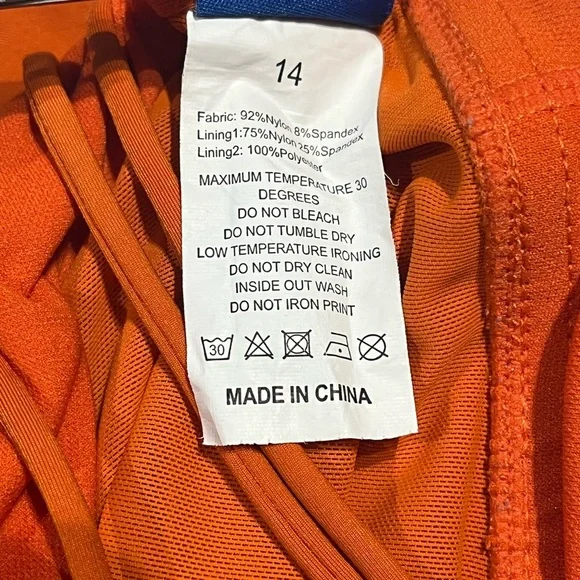 Hilor Macrame Back Shirred Halter One Piece Tummy Control Swimsuits Swimwear - Picture 9 of 12